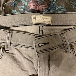 Free people gray skinny jeans